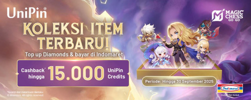 Koleksi Item Terbaru Magic Chess Go Go, Top Up Pakai Indomaret Cashback hingga 15.000 UniPin Credits!